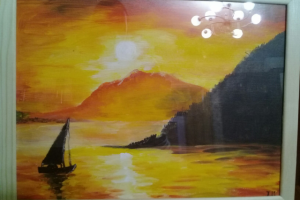 Картина за 15 минут - единство работы с красками