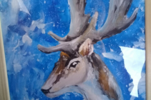 Быстрая отрисовка акрилом