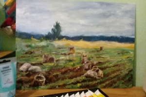 Живопись акрилом