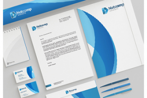 Логотип и фирменный стиль «Netcomp Service»