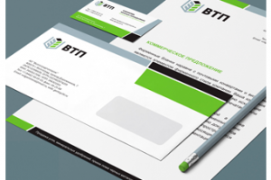 Логотип и фирменный стиль «ВТП»