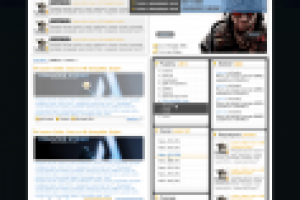 Макет игрового сайта