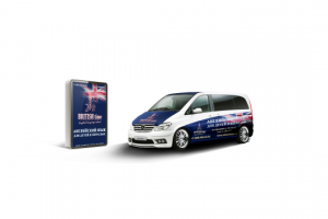 Реклама на автомобиле Mersedes Viano