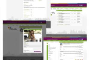 Внутренние страницы для соцсети