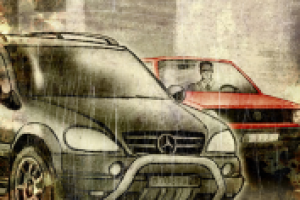 Фильм о байкерах. Сцена "Офисный червь"