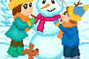 Снеговик и дети