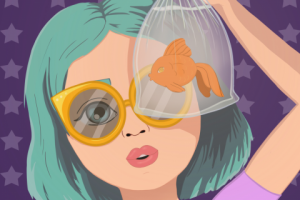 Девочка и рыбка