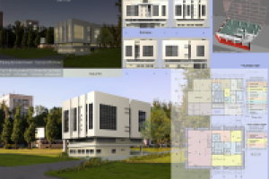 Торгово-офисный центр на Дежнева.