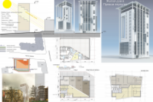 Прямой переулок. Жилой дом.