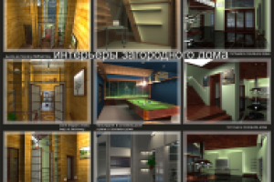 Инерьеры коттеджа