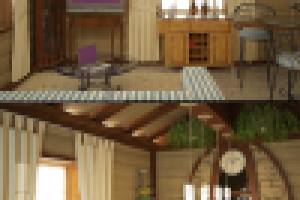 Эскиз Интерьера в срубе