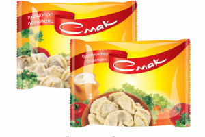 Дизайн упаковки пельменей и вареников