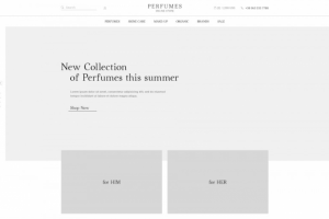 PERFUMES – прототип интернет-магазина парфюмерии