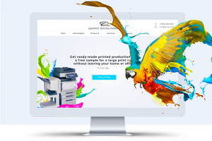 Сайт-визитка | Quartet printing