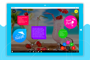 Приложение | Sticky notes Rainbow