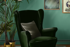 Интерьерный скетч