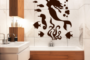 Стикер для ванной