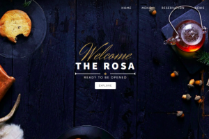 Лендинг для ресторана