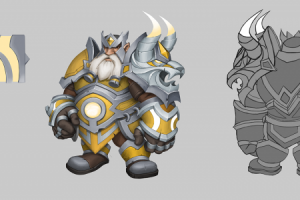Гном-воин концепт