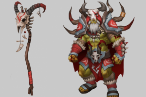 Верховный шаман орков концепт