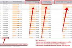 Результат настройки Яндекс Директ. Скрин №3