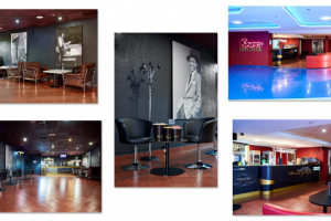 Интерьер кафе в сети кинотеатров Каро фильм.