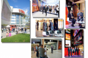 Репортаж, открытие торгового центра Вегас