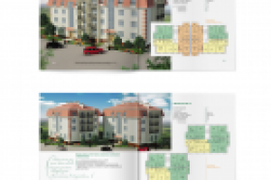 Буклет жилого комплекса 20х20см