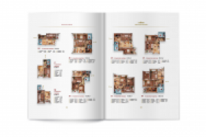 Буклет А4 строительной компании САД