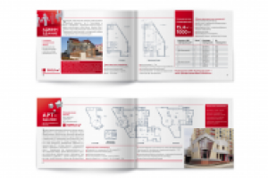 Буклет А5 строительной компании САД