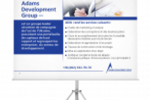 Презентационный стенд строительной компании "ДАЗ"