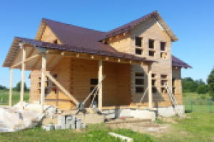 Коттедж 245 кв.м в процессе строительства