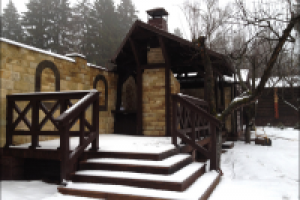 Беседка с барбекю