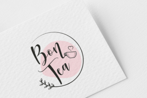 Логотип для кафе в Лос Анджелесе "Bon Tea".