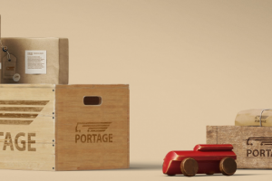 Разработка логотипа транспортной компании - Portag