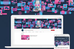 Оформление канала на YouTube для студии Фото360