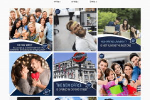 Оформление аккаунта Инстаграм для компании Gagarin Group