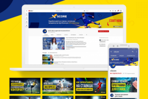 Оформление Ютуб канала для проекта xScore