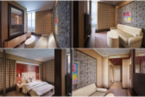 Визуализация гостиничный номер, стандарт.
