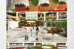 Концепция выставки в зале торгового центра