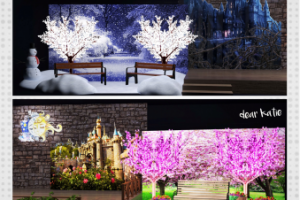 Эскиз сцены и фотозон для детского спектакля