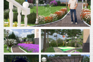 Ландшафтный дизайн частного дома