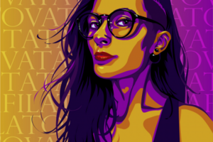 Портрет в стриле pop-art