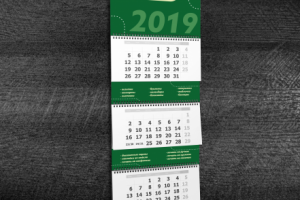 Квартальный календарь для типографии