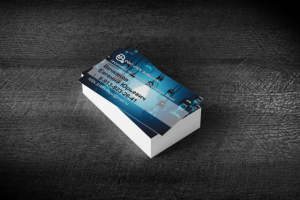 Визитки для компании "НСК ЭлМонтаж"