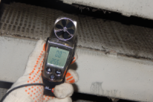 Определение скорости движения воздуха