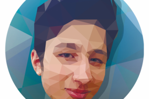 Low poly portrait