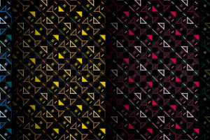 Set of seamless backgrounds