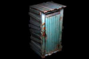 Сельский туалет)