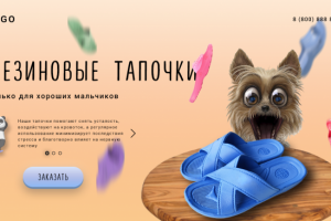 Резиновые тапочки